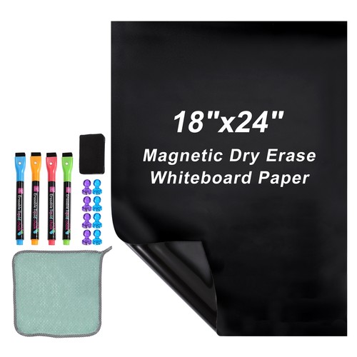 White magnetic sticker - white,