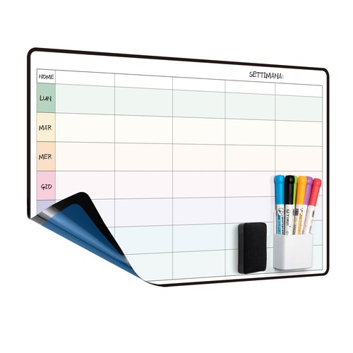 Weekly wall chalkboard sticker - weekly,