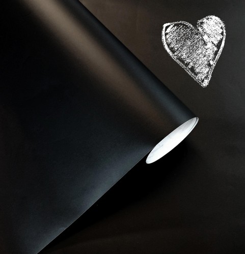 Matte black sticker board - board, in